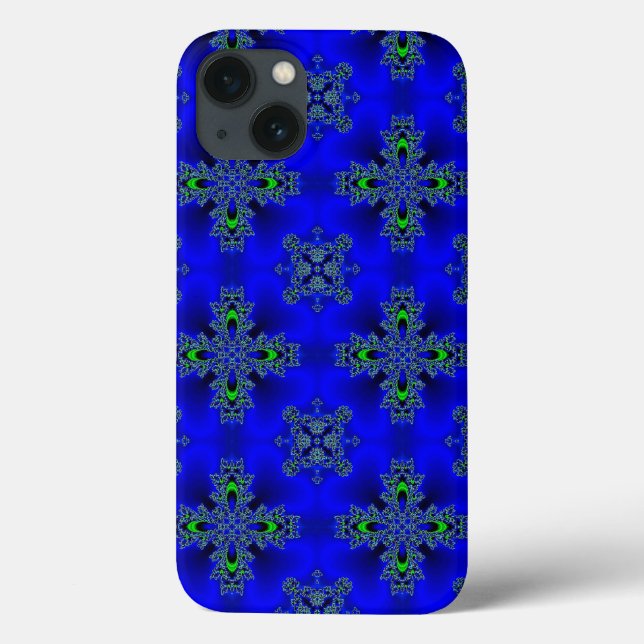 Artdeco-Blume im Retro-Stil Case-Mate iPhone Hülle (Rückseite)