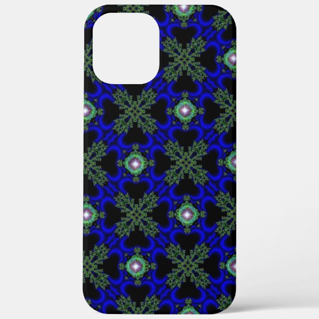 Artdeco-Blume im Retro-Stil Case-Mate iPhone Hülle (Rückseite)