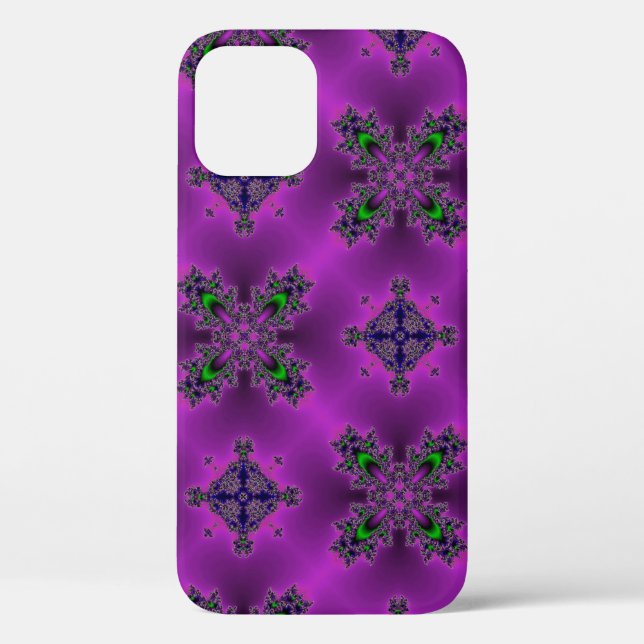 Artdeco-Blume im Retro-Stil Case-Mate iPhone Hülle (Rückseite)