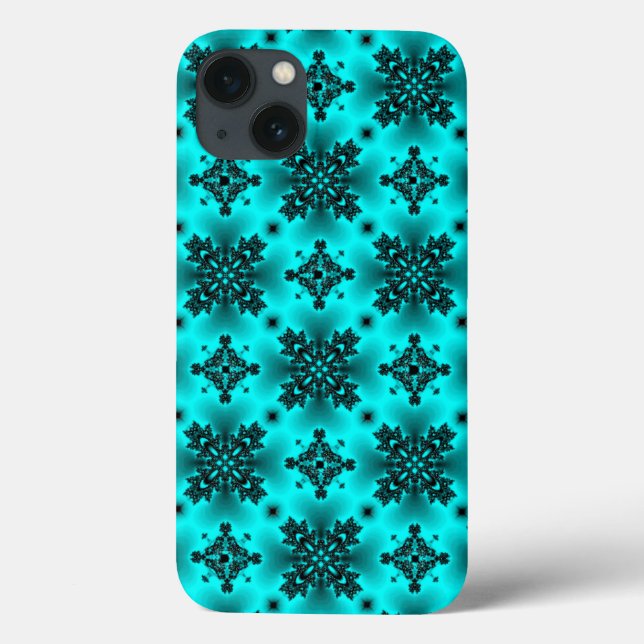 Artdeco-Blume im Retro-Stil Case-Mate iPhone Hülle (Rückseite)