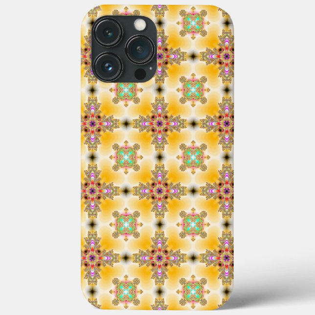 Artdeco-Blume im Retro-Stil Case-Mate iPhone Hülle (Rückseite)