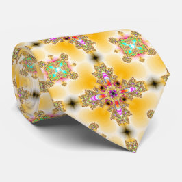 Artdeco-Blume im Retro-Stil Krawatte