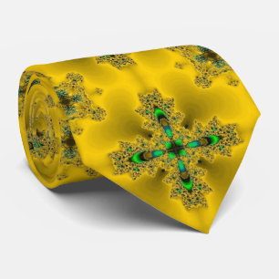 Artdeco-Blume im Retro-Stil Krawatte