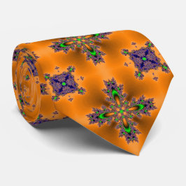 Artdeco-Blume im Retro-Stil Krawatte