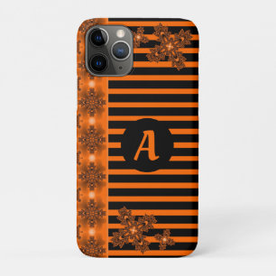 Artdeco-Blume im Retro-Stil mit Monogramm Case-Mate iPhone Hülle