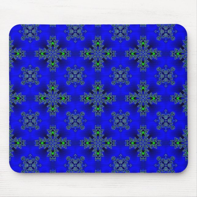 Artdeco-Blume im Retro-Stil Mousepad (Vorne)