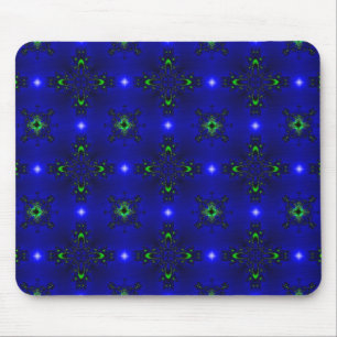 Artdeco-Blume im Retro-Stil Mousepad