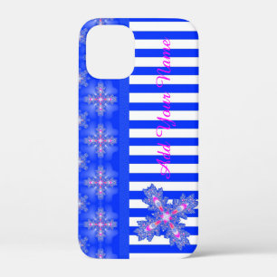 Artdeco-Blume im Retro-Stil , Name hinzufügen Case-Mate iPhone Hülle