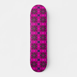 Artdeco-Blume im Retro-Stil Skateboard