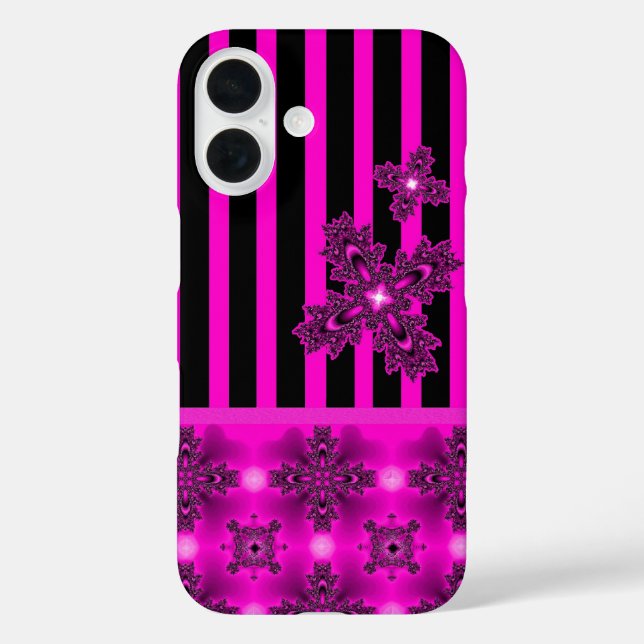 Artdeco Blumen in der Retro Art Case-Mate iPhone Hülle (Rückseite)