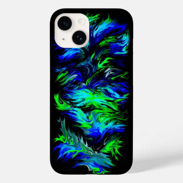 Artdeco im Rainbow-Stil Case-Mate iPhone Hülle (Rückseite)