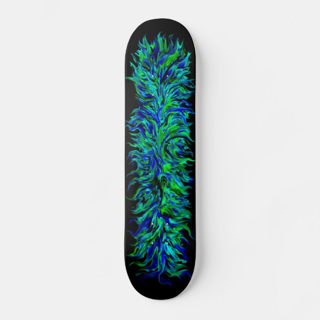 Artdeco in Regenbogen Style Skateboard (Vorderseite)