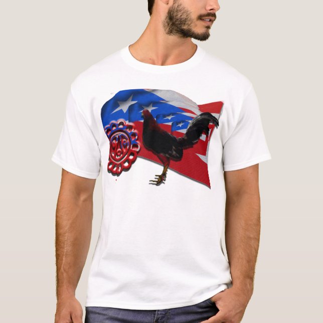 Arte Cultura, Gallos de PR T-Shirt (Vorderseite)