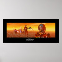 ARTE CYBORG, WÜSTE HYPERION, SCIENCE FICTION Scifi