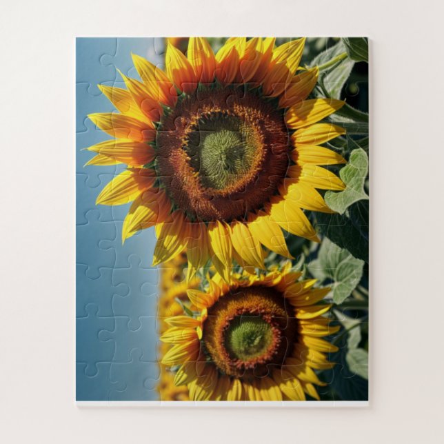 Arte de Girasoles Puzzle (Vertikal)