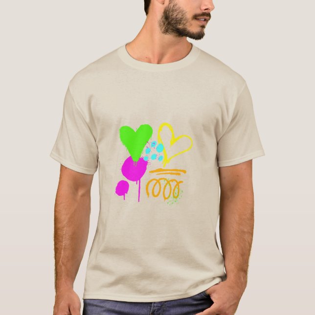 Arte em tintas T-Shirt (Vorderseite)