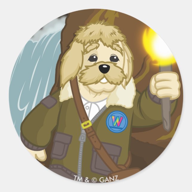 Arte Fact geht es zu erkunden Runder Aufkleber (Vorderseite)