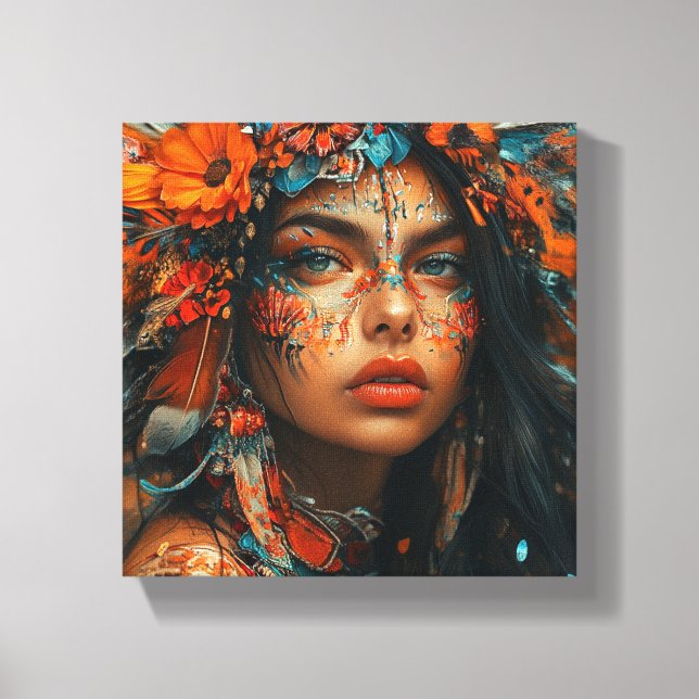 Arte Indígena Leinwanddruck (Vorderseite)