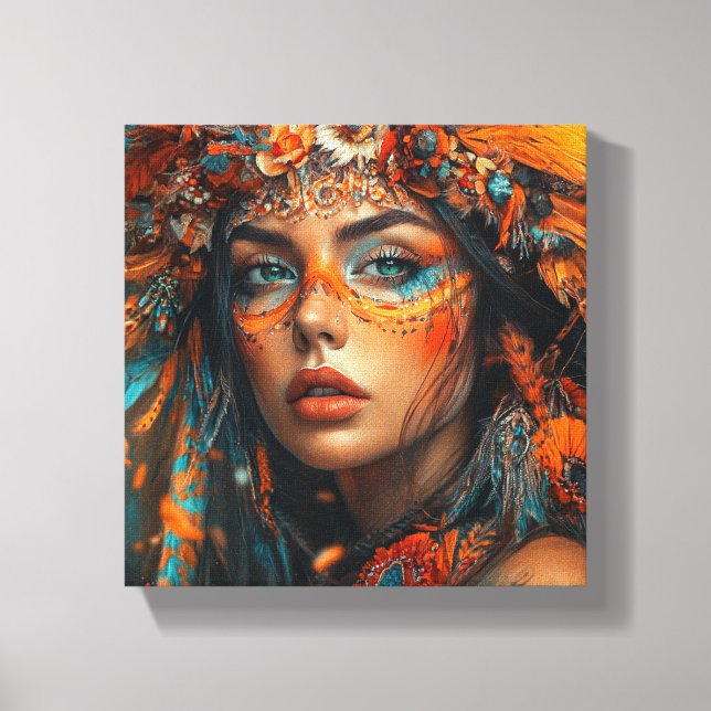 Arte Indígena Leinwanddruck (Vorderseite)