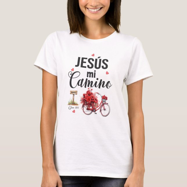 ARTE JESÚS MI CAMINO T-Shirt (Vorderseite)