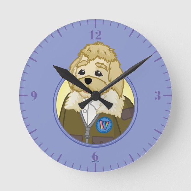 Arte Tatsache Runde Wanduhr (Vorderseite)