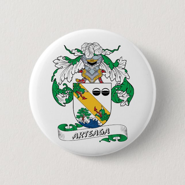 Arteaga Familienwappen Button (Vorderseite)