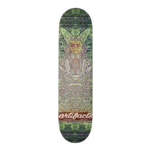 Artefakte - grüne wiseman Testplattform Skateboard