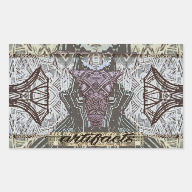 Artefaktführer Rechteckiger Aufkleber (Vorderseite)