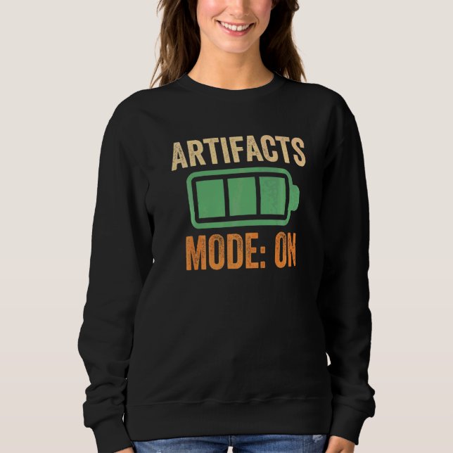 Artefaktmodus auf Batterie Sweatshirt (Vorderseite)