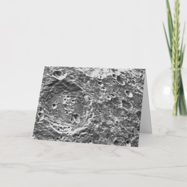 Artemis 1 Moon Mission Lunar Bild Karte (Vorderseite)