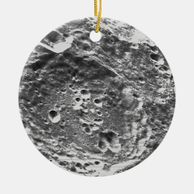 Artemis 1 Moon Mission Lunar Bild Keramik Ornament (Vorne)