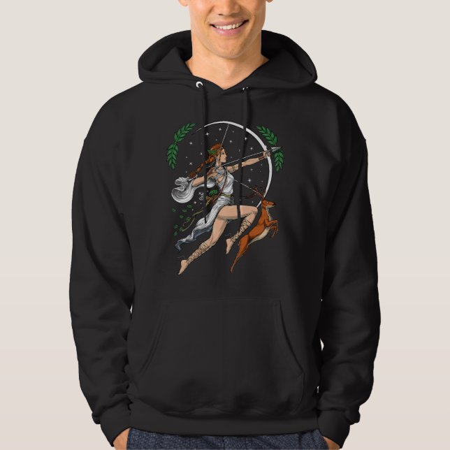 Artemis Greek Goddess Of Hunting Ancient Greece My Hoodie (Vorderseite)