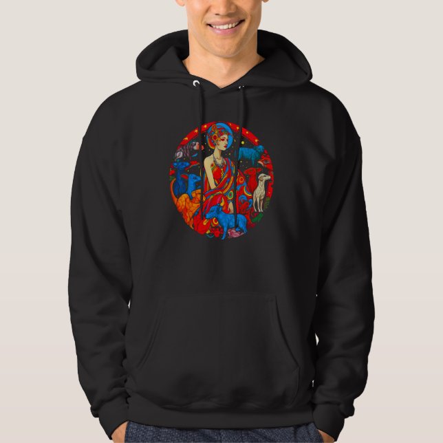 Artemis Greek Mythology Hoodie (Vorderseite)