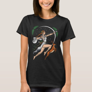 Artemis griechische Göttin der Jagd auf das alte G T-Shirt