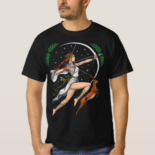 Artemis griechische Göttin der Jagd auf das alte G T-Shirt