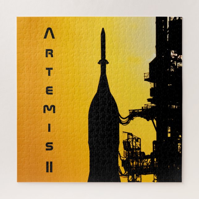 Artemis II auf der Startrampe Puzzle (Vertikal)