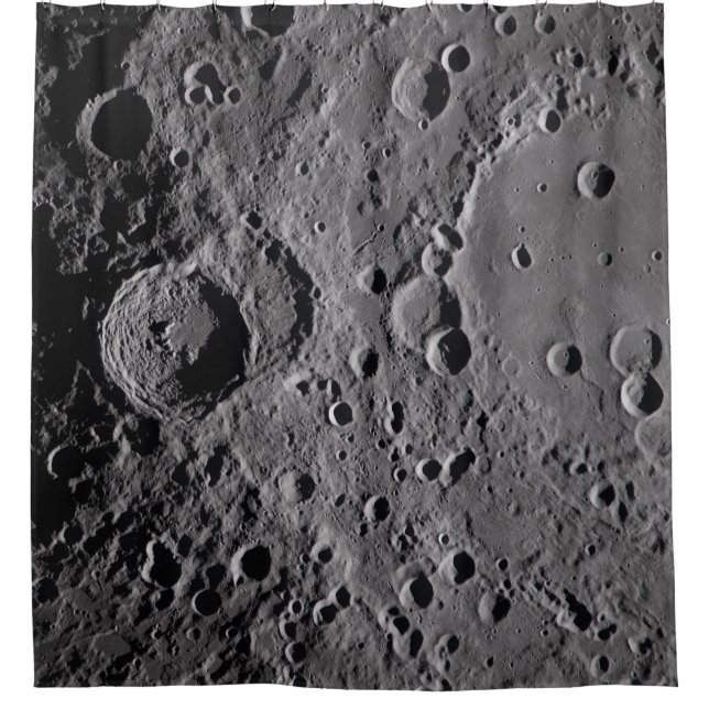Artemis II Lunar Craters Duschvorhang (Vorderseite)
