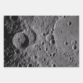 Artemis II Mondkrater Geschenkpapier Set