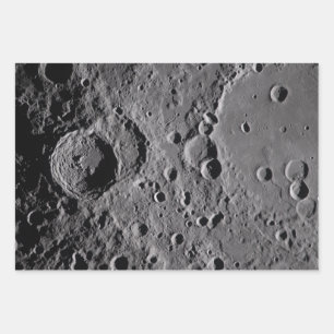 Artemis II Mondkrater Geschenkpapier Set