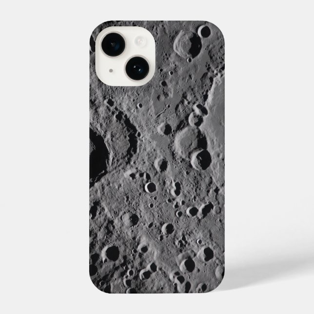 Artemis II Mondkrater iPhone Hülle (Rückseite)
