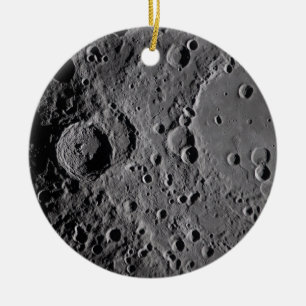 Artemis II Mondkrater Keramik Ornament