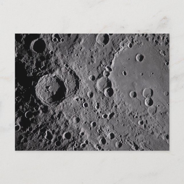 Artemis II Mondkrater Postkarte (Vorderseite)