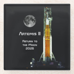 Artemis-II-Mondmission Glasuntersetzer