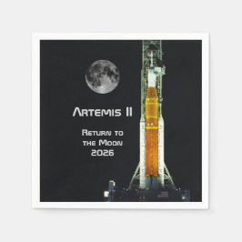 Artemis-II-Mondmission Serviette