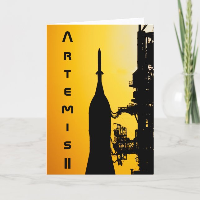 Artemis II to Launch Pad Karte (Vorderseite)