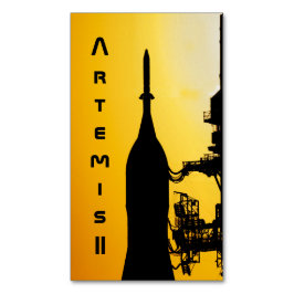Artemis II to Launch Pad Magnetische Visitenkarte