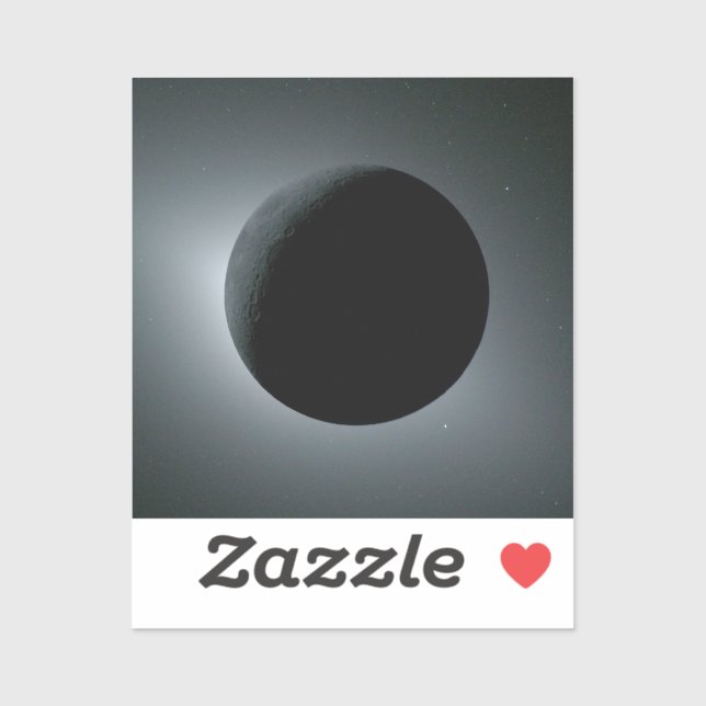 Artemis II Total Solar Eclipse Aufkleber (Blatt)