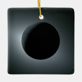 Artemis II Totale Sonnenfinsternis Keramikornament