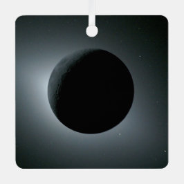 Artemis II Totale Sonnenfinsternis Ornament Aus Metall