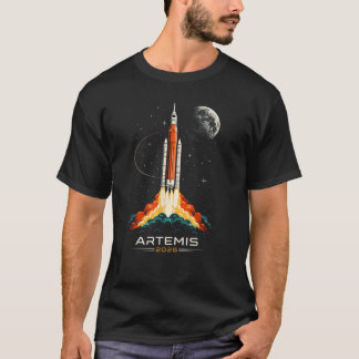 Artemis-II-Weltraumraketen-Startmission T-Shirt